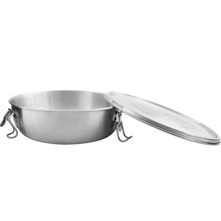 Bol alimentaire inox Tatonka Food Bowl 1 litre hermétique transport sécurisé bureau randonnée durable