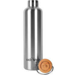 Thermos inox Tatonka Hot Cold Stuff Bamboo Lid 1 litre design bambou robuste durable premium