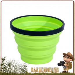 Mug pliable plastique souple 48 cl pour randonner léger, silicone sans bpa trekking ultra léger et incassable