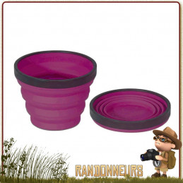 Mug pliable plastique souple 48 cl pour randonner léger, silicone sans bpa trekking ultra léger et incassable