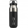 BOUTEILLE 360 DEGREES ISOTHERME SIPPER CAP INOX NOIRE