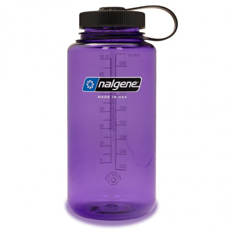 gourde nalgene large goulot violette 1 litre