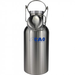 GOURDE CANETTE INOX 160 CL CAO AVEC BOUCHON ETANCHE