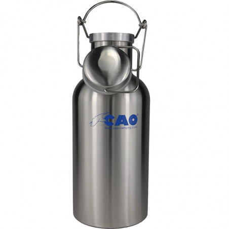 GOURDE CANETTE INOX 160 CL CAO AVEC BOUCHON ETANCHE