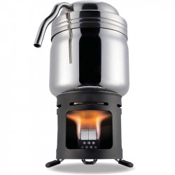 SET CAFETIERE INOX AVEC RECHAUD HEXAMINE ESBIT POUR RANDONNER