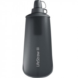 GOURDE-FILTRANTE-FLEX-PEAK-HYDRAPAK-1 LITRE NOIRE
