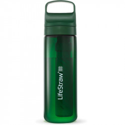 GOURDE LIFESTRAW AVEC FILTRE GO SERIE 65 CL VERTE POUR RANDONNER