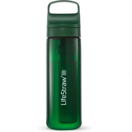 GOURDE LIFESTRAW AVEC FILTRE GO SERIE 65 CL VERTE POUR RANDONNER