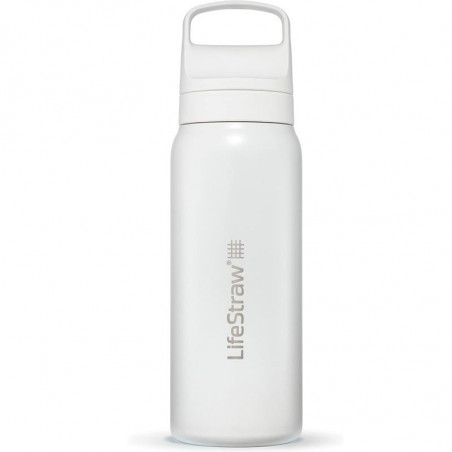 GOURDE INOX DOUBLE PAROI ISOTHERME FILTRANTE LIFESTRAW