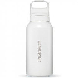 GOURDE FILTRE ISOTHERME INOX GO SERIE LIFESTRAW 1 LITRE