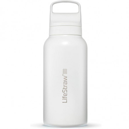GOURDE FILTRE ISOTHERME INOX GO SERIE LIFESTRAW 1 LITRE
