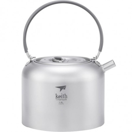 BOUILLOIRE TITANE KEITH 1.5 LITRES ULTRA LEGERE POUR RANDONNER