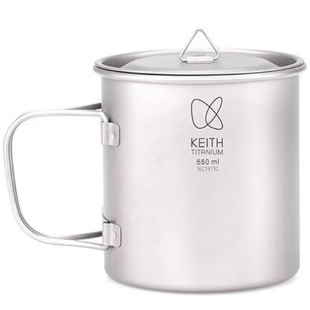 TASSE TITANE AVEC COUVERCLE 55 CL KEITH