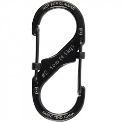 MOUSQUETON DOUBLE SBINER SIDELOCK NITE IZE N2