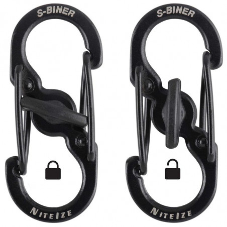 DOUBLE MOUSQUETON NITE IZE MICROLOCK
