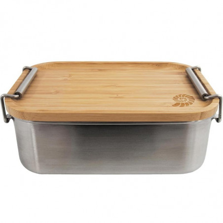 BOITE LUNCH BOX INOX BAMBOU CLIP ORIGIN OUTDOORS