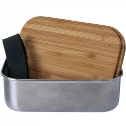 BOITE INOX ALIMENTAIRE COUVERCLE BOIS 0.8 LITRES ORIGIN OUTDOORS