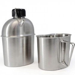 GOURDE MILITAIRE INOX AVEC QUART ORIGIN OUTDOORS