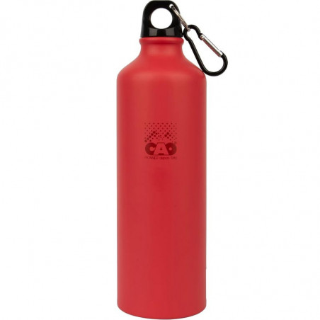 GOURDE 75 CL BOUCHON A VIS ET MOUSQUETON ALUMINIUM CAO