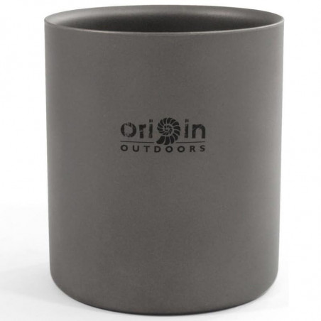 MUG TITANE 30 CL DOUBLE PAROI ISOTHERME ORIGIN OUTDOORS