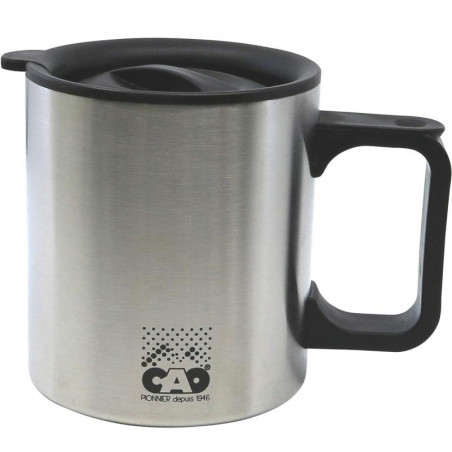 TASSE INOX ISOTHERME 40 CL AVEC COUVERCLE CAO