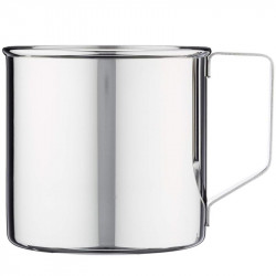 TASSE INOX AVEC ANSE ZEBRA 40 CL BASIC NATURE
