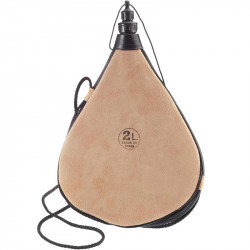 GOURDE VESSIE EN PEAU 2 LITRES BASIC NATURE
