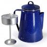 CAFETIERE PERCOLATEUR TOLE EMAIL 8 TASSES BASIC NATURE