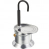 CAFETIERE ESPRESSO MAKER 1 TASSE ALU BASIC NATURE