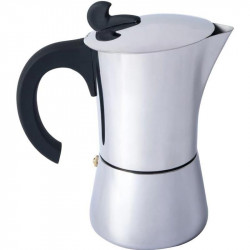 CATERIERE ITALIENNE ESPRESSO 6 TASSES INOX BASIC NATURE