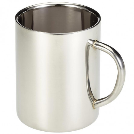 TASSE DOUBLE PAROI INOX ISOTHERME 40 CL AVEC POIGNEE BASIC NATURE
